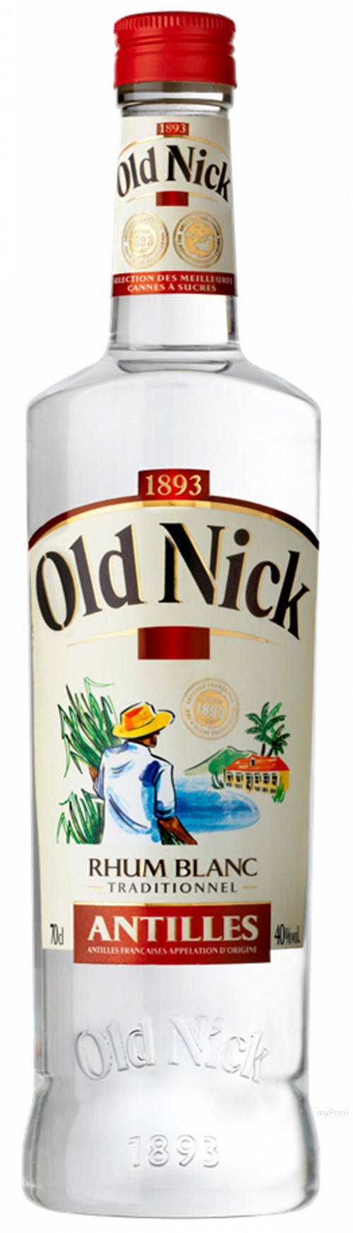 Rhum blanc Old Nick 40° - 70cl