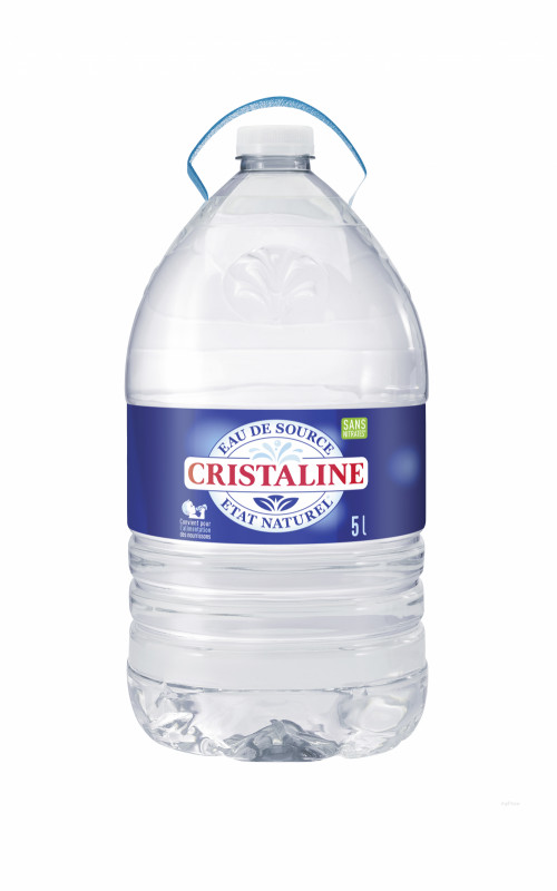 Eau CRISTALINE Eau de source Bouteille plastique PET 50 cl