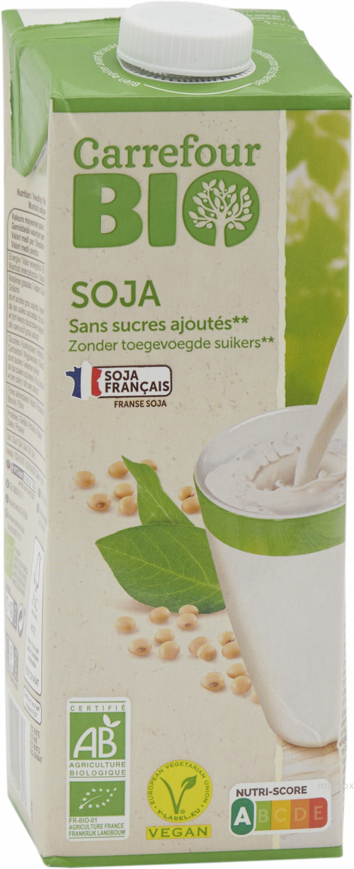 Boisson au soja nature - Carrefour BIO - 1 L