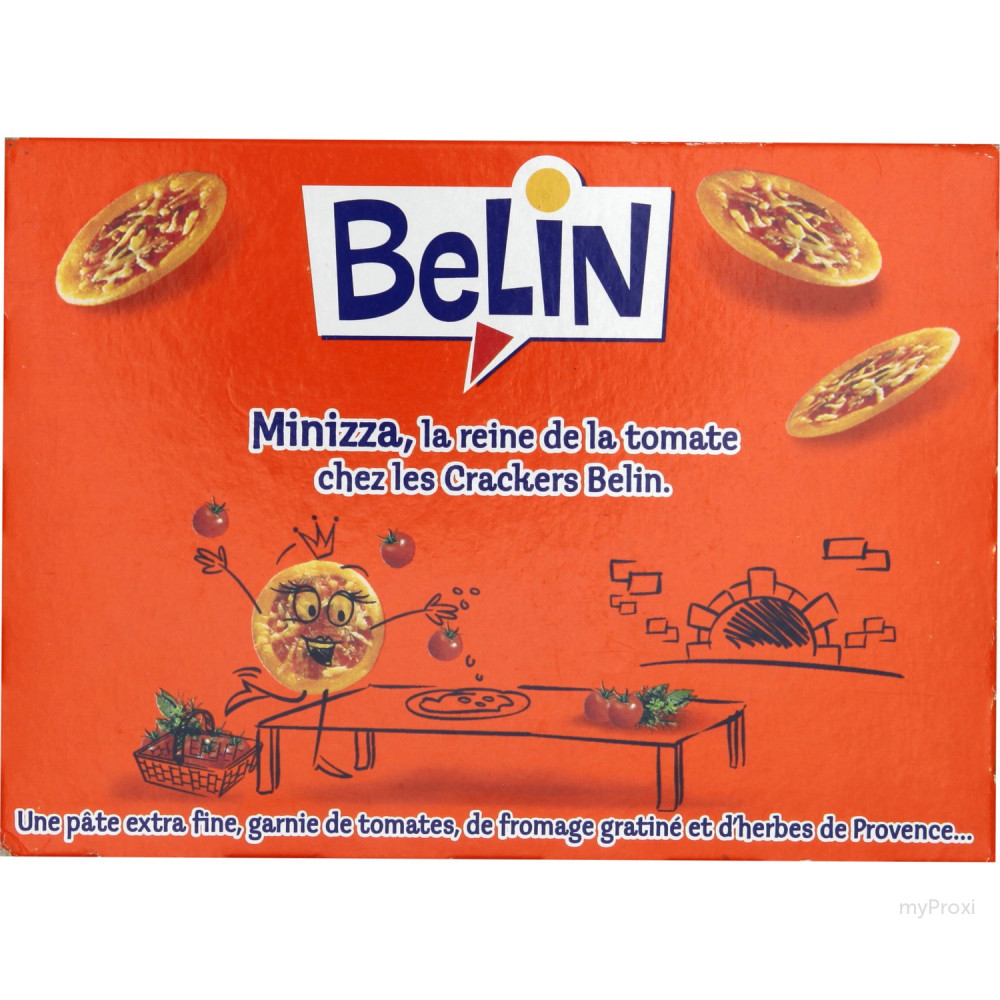 Biscuits apéritif Mini pizza tomate et herbes de provence, Belin (85 g)