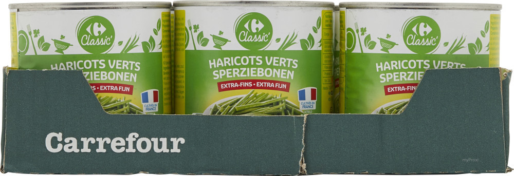 Haricots verts extra-fins CARREFOUR CLASSIC