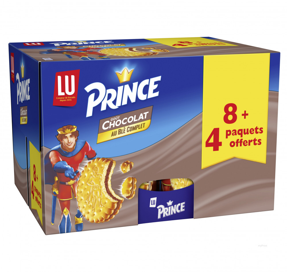 Prince Chocolat biscuits au blé complet - Lu - 300 g
