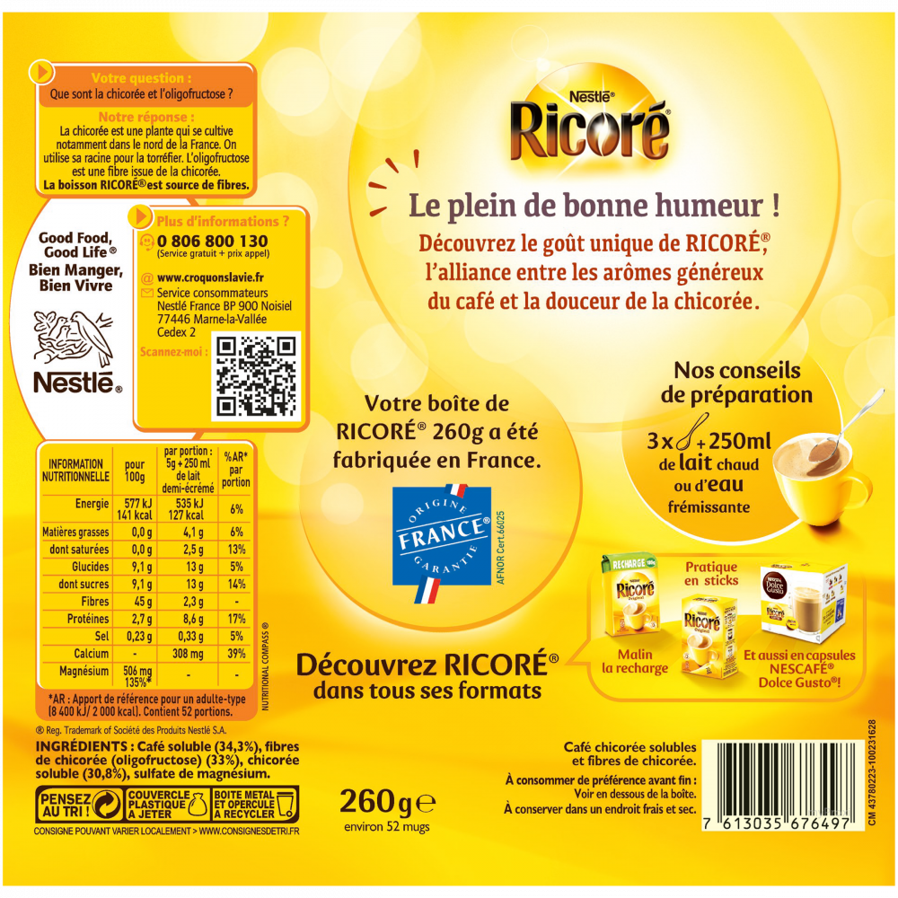 Nestlé Ricoré, Original (France)