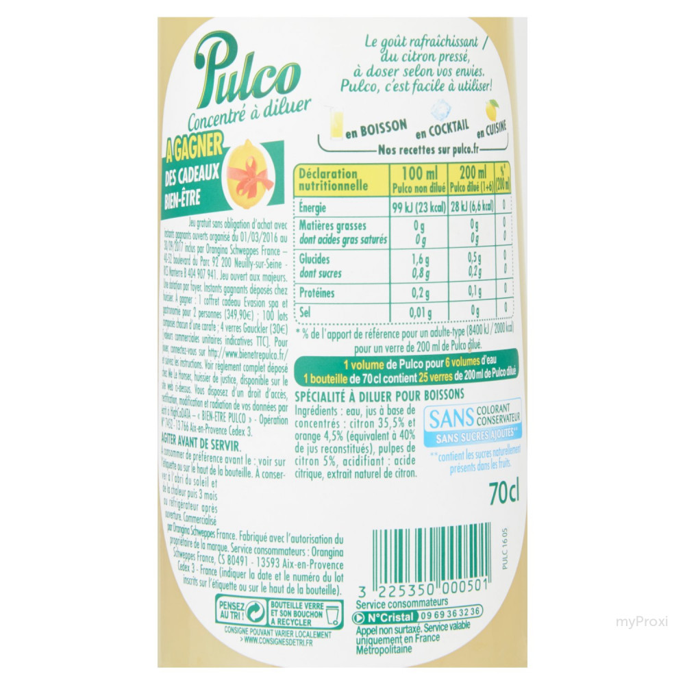 BLE 70CL PULCO CITRON VERT