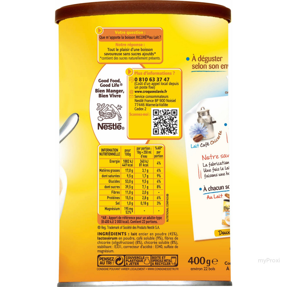 Nestlé rappelle des lots de Ricoré contenant du lait - Agro Media