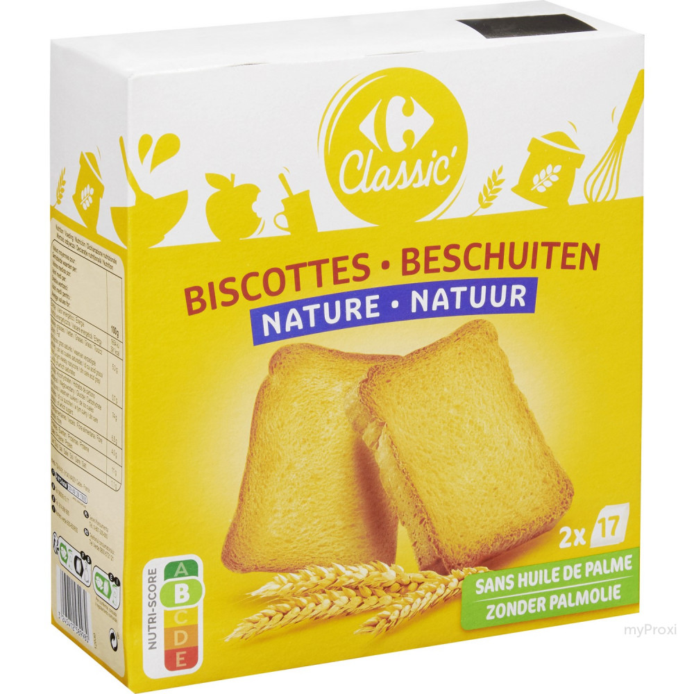 biscottes (300gr) - Produits secs salés - Epicerie - Au jardin de Johana
