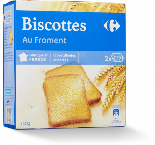 BISCOTTES CROUSTILLANTES JACQUET 300 GR