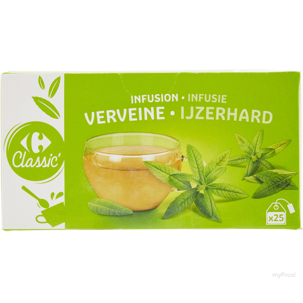 Infusion verveine CARREFOUR CLASSIC