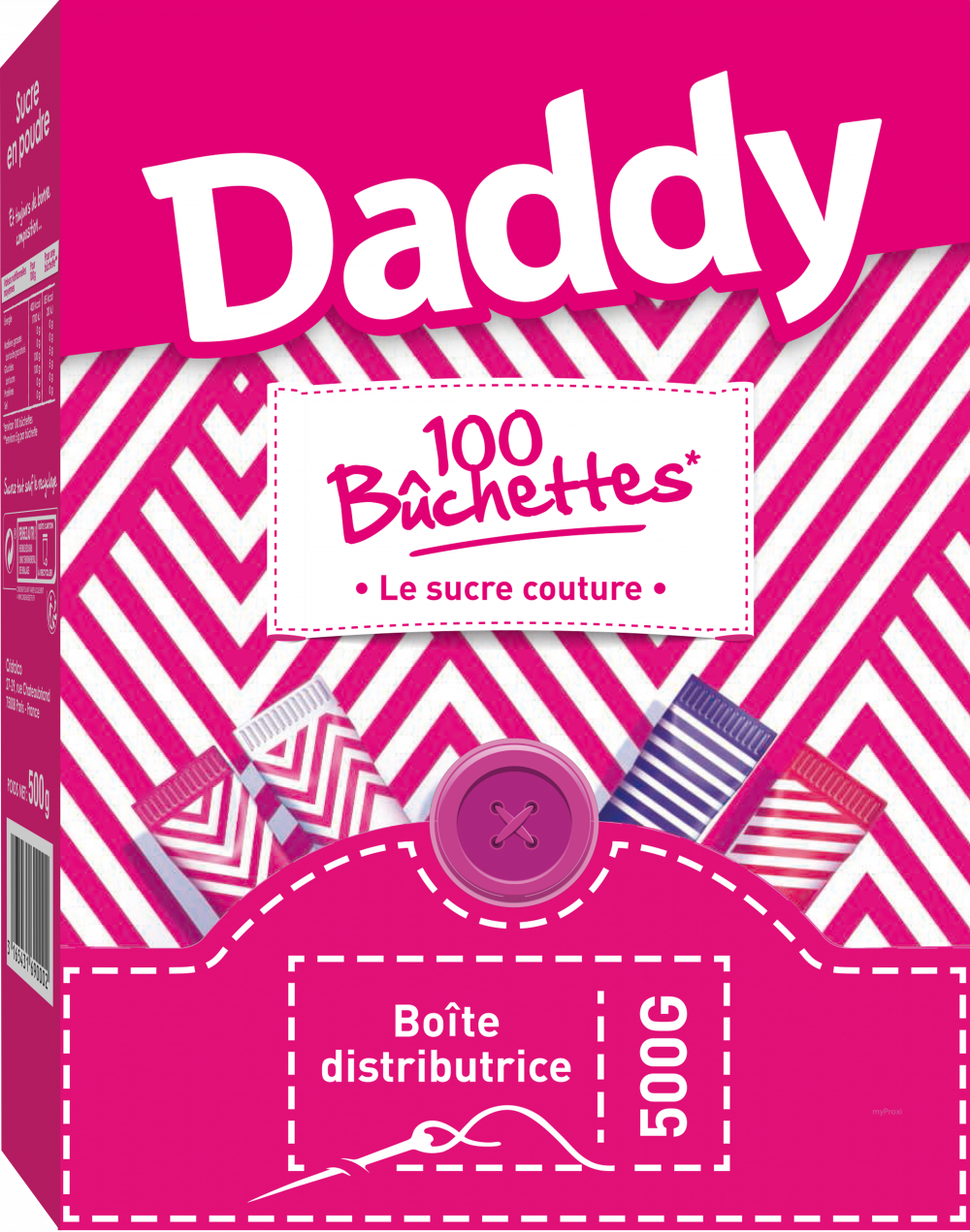 BTE 500G BUCHETTES SUCRE DADDY