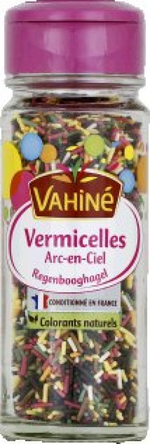 Vermicelles Arc-en-Ciel VAHINE : le flacon de 65 g à Prix Carrefour