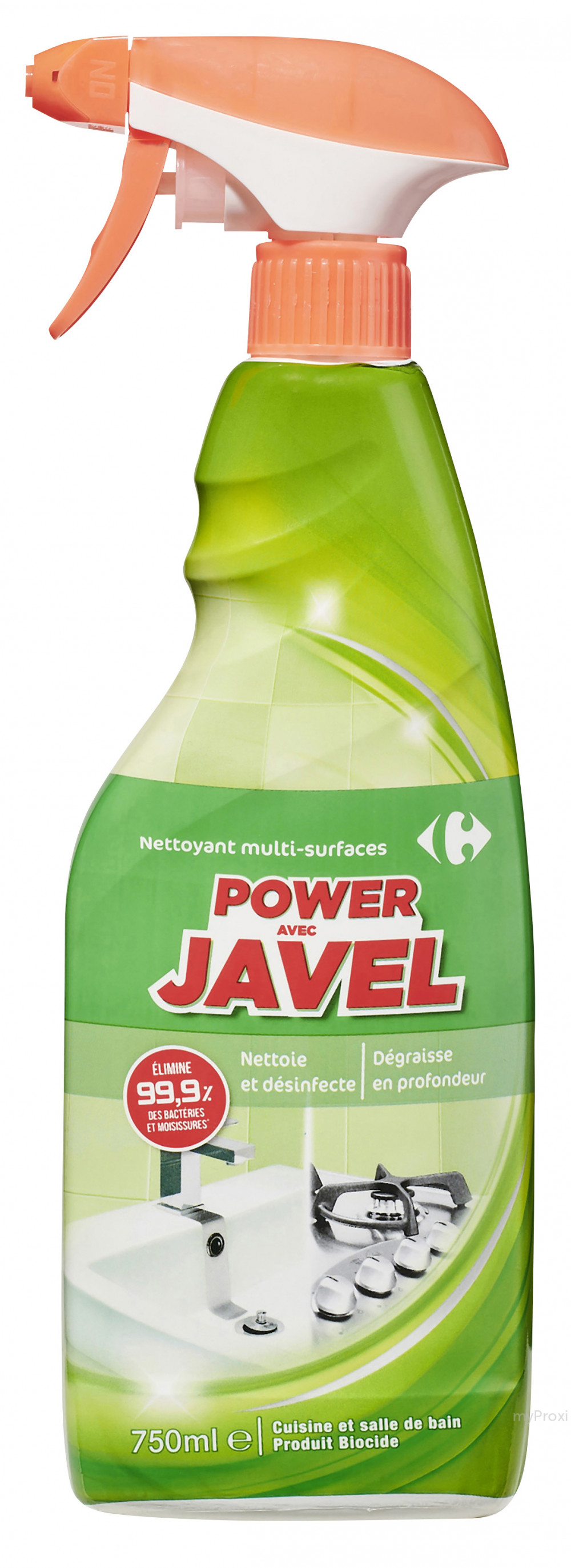 Javel Multi-Usages SAINT MARC : le spray de 750mL à Prix Carrefour