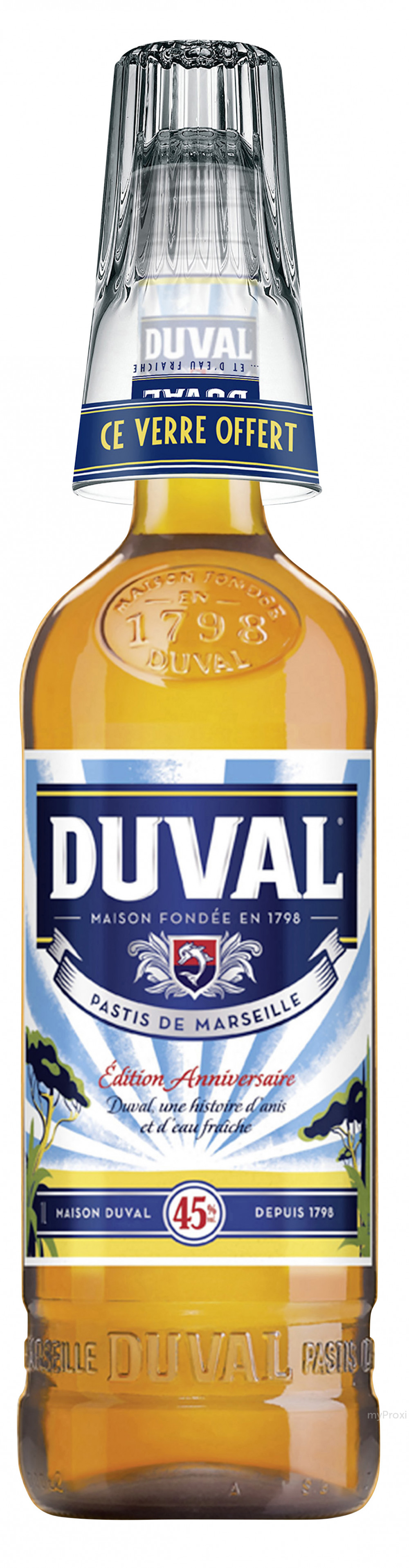 PASTIS DUVAL 2L 45° Contenu