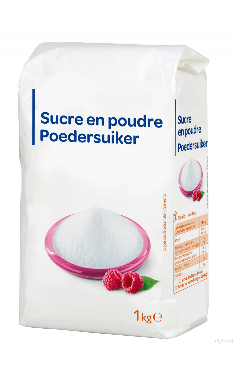 Sucre poudre 10 x 1 kg (sachet) - Pâtisserie - Sucre - PEDRERO