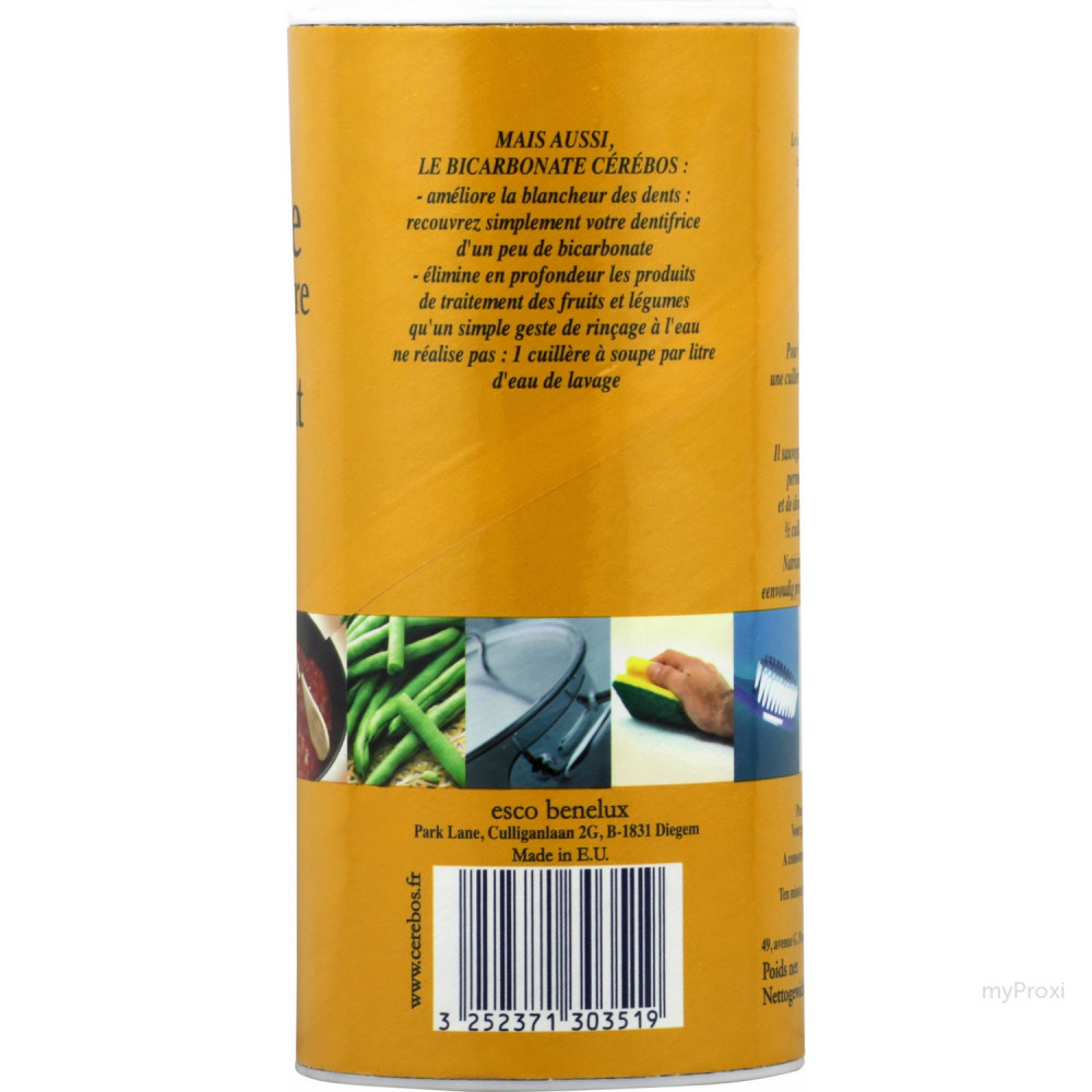 Bicarbonate alimentaire - Cerebos - 400 g