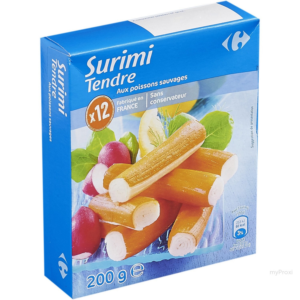 BATONNET DE SURIMI- RONDE DES MER - 200 GR - Drive Z'eclerc