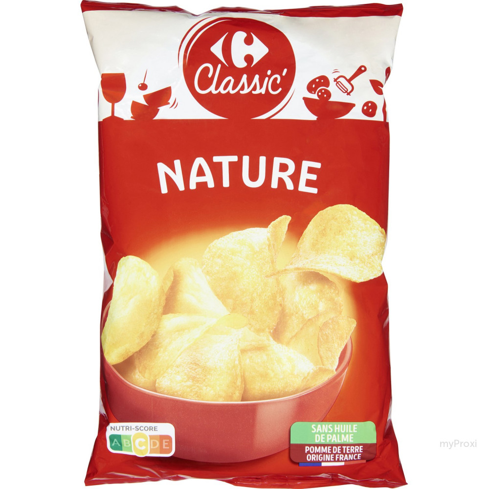Chips nature CARREFOUR CLASSIC