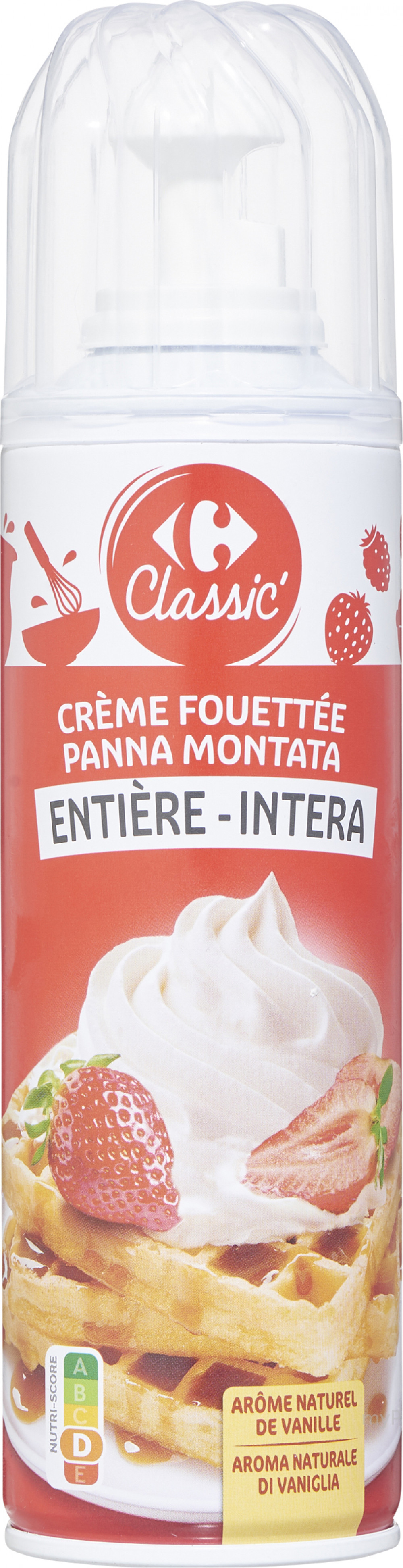 Carrefour Classic Panna Montata Intera 250 g