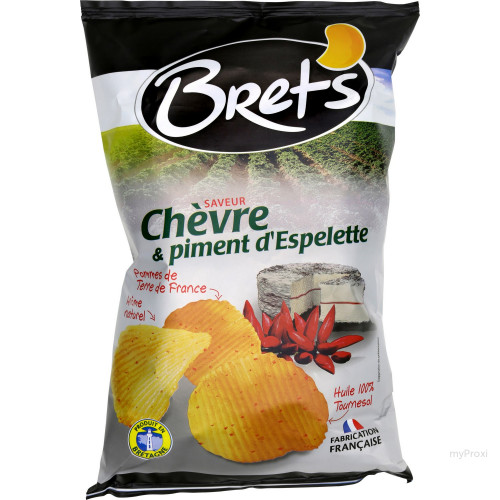 Brets Chips Chevre & Piment d'Espelette 125g