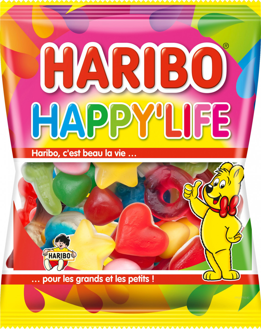 Bonbons à partager Happy Life HARIBO : le paquet de 275 g à Prix Carrefour