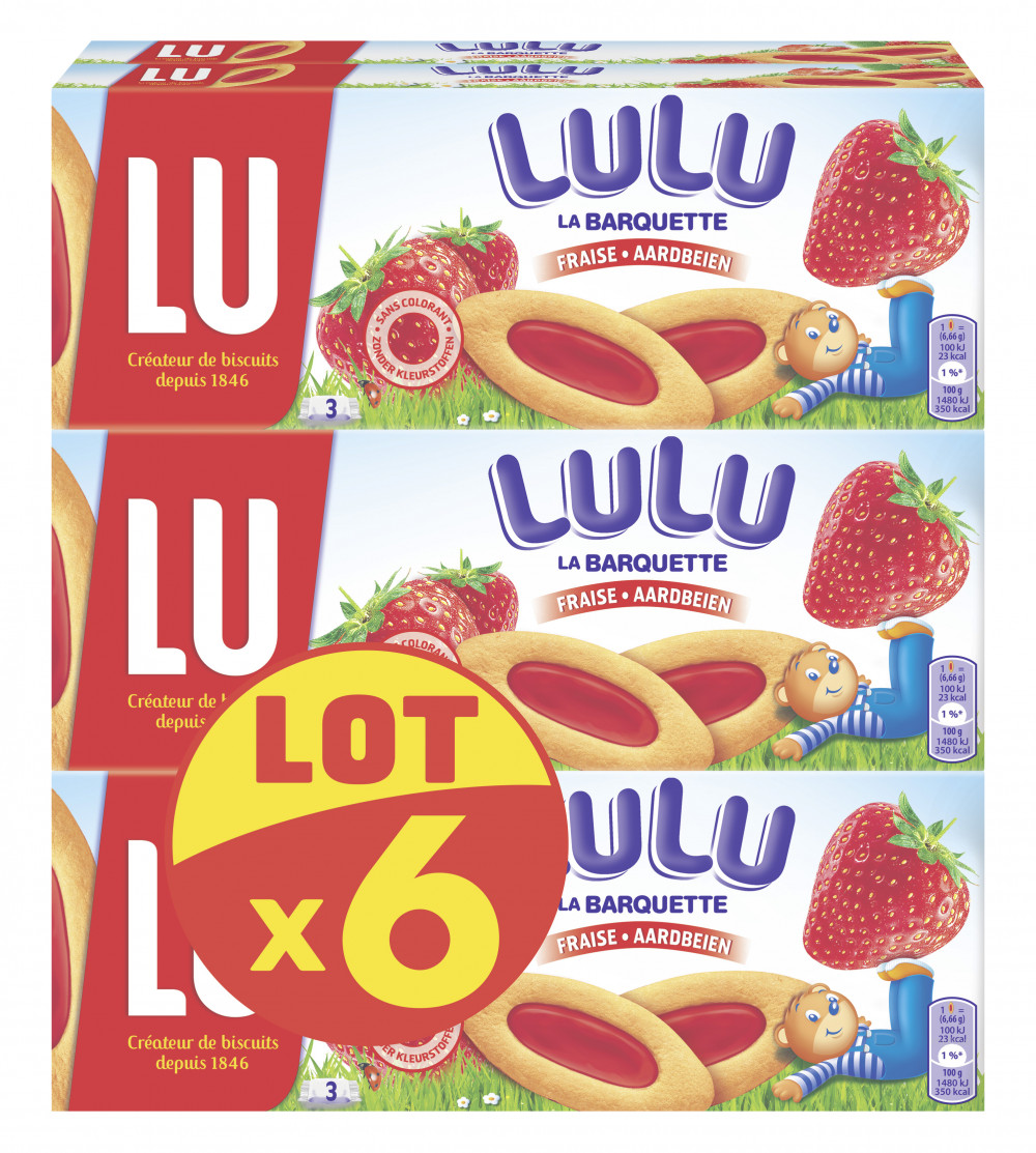 Lulu La Barquette fraise Lu, 120g - Simply Gourmet