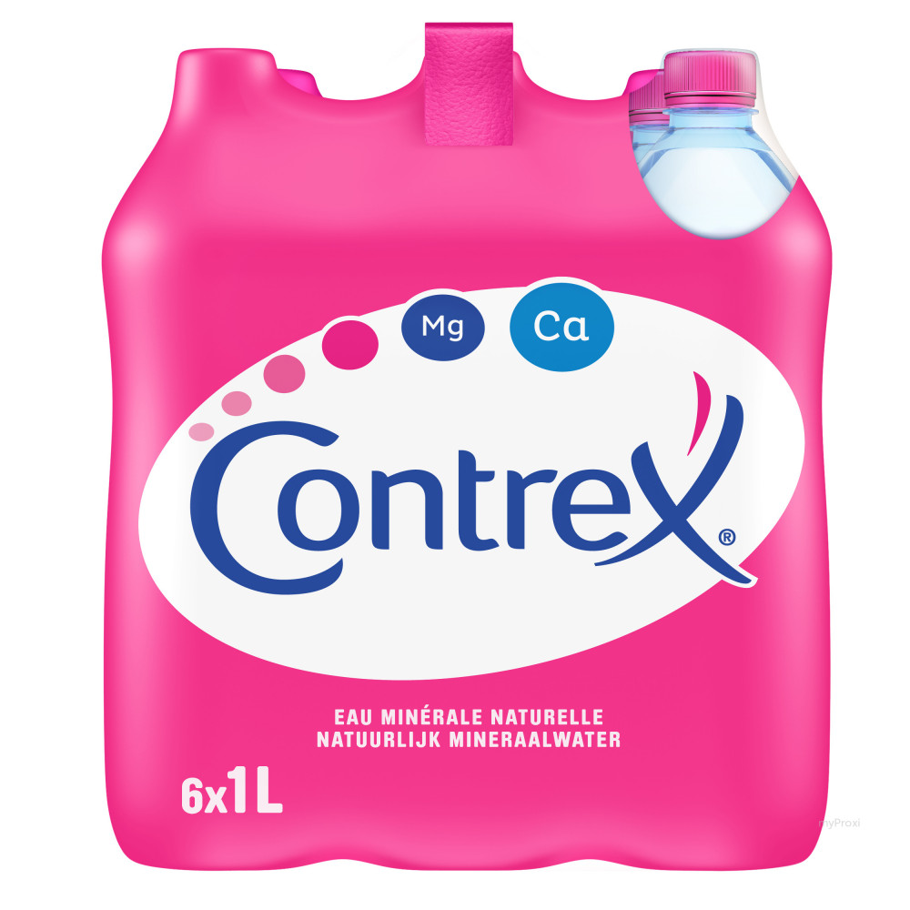 Bouteille d'eau minérale : la CONTREX® Family - CONTREX®